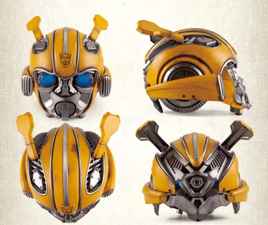 capacete de transformador de abelha