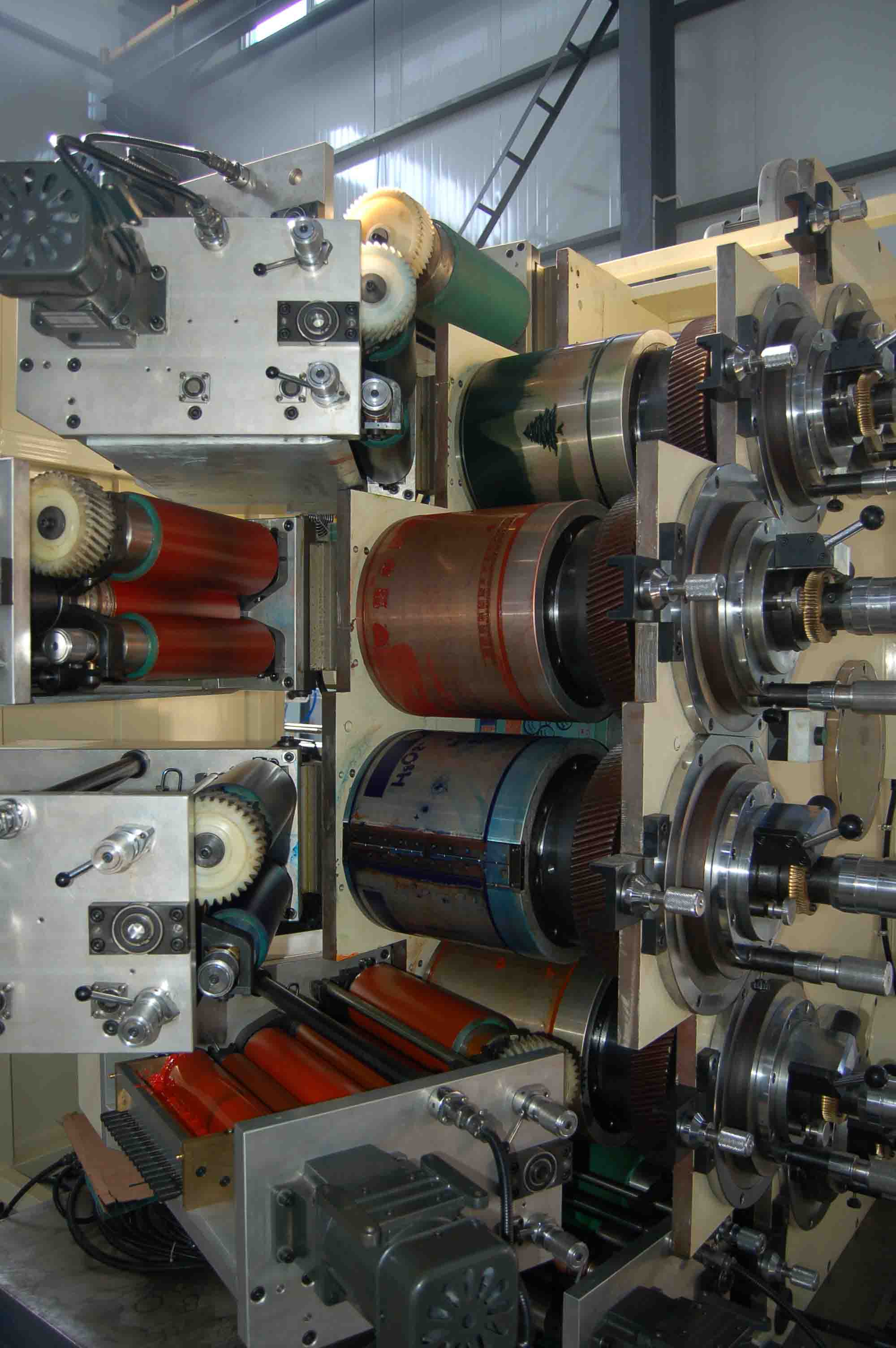 máquina de impressão redonda