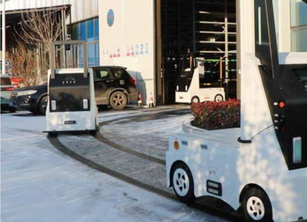 unmanned tractor trailer