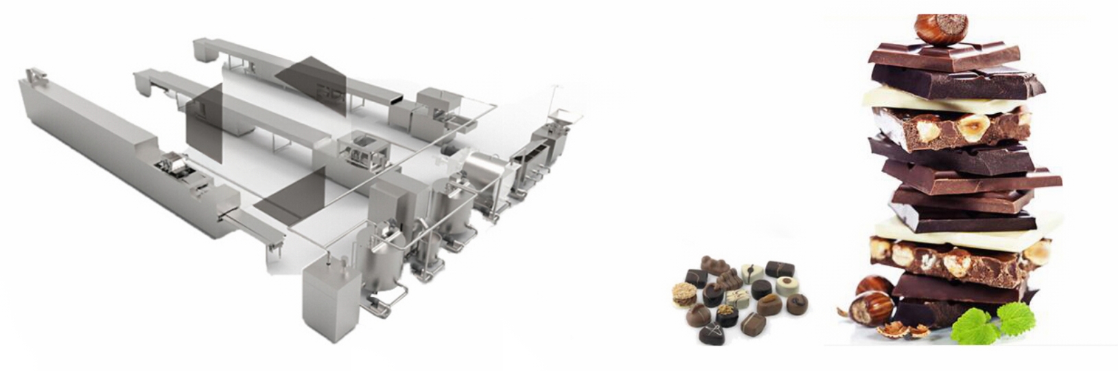 chocolate depositing machine