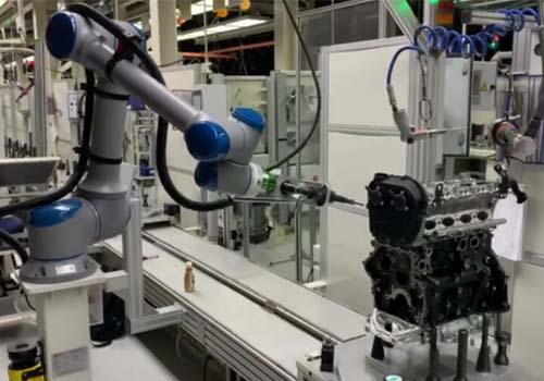 Robôs colaborativos ajudam a taxa de automação de produção automática