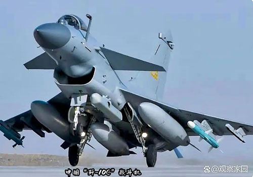 O caça chinês J-10C 